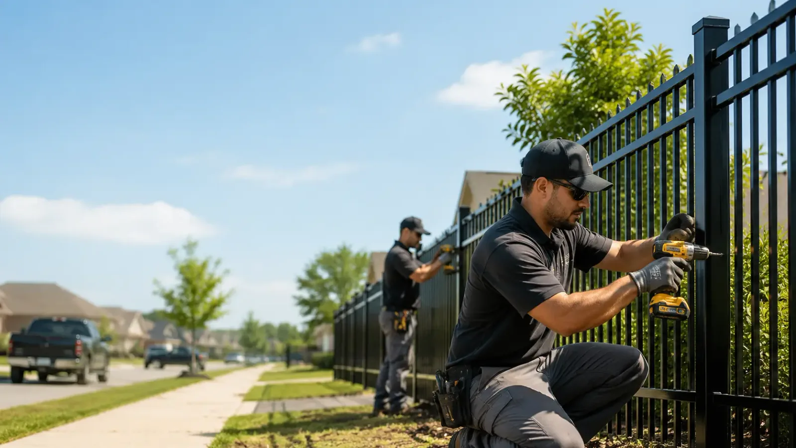 Metal Fence Installation in Santo, TX